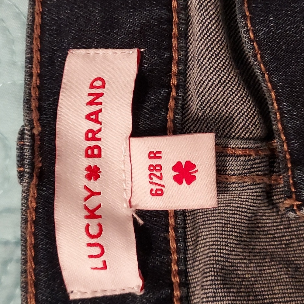 Lucky Brand Women's Deep Indigo Skinny Jeans Size 6/28 R - Picture 7 of 10